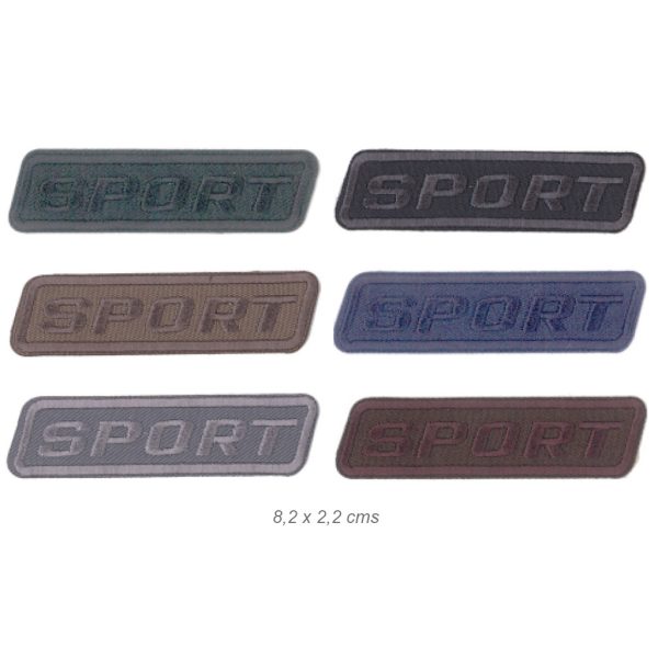 Expositor parches bordados "Sport"